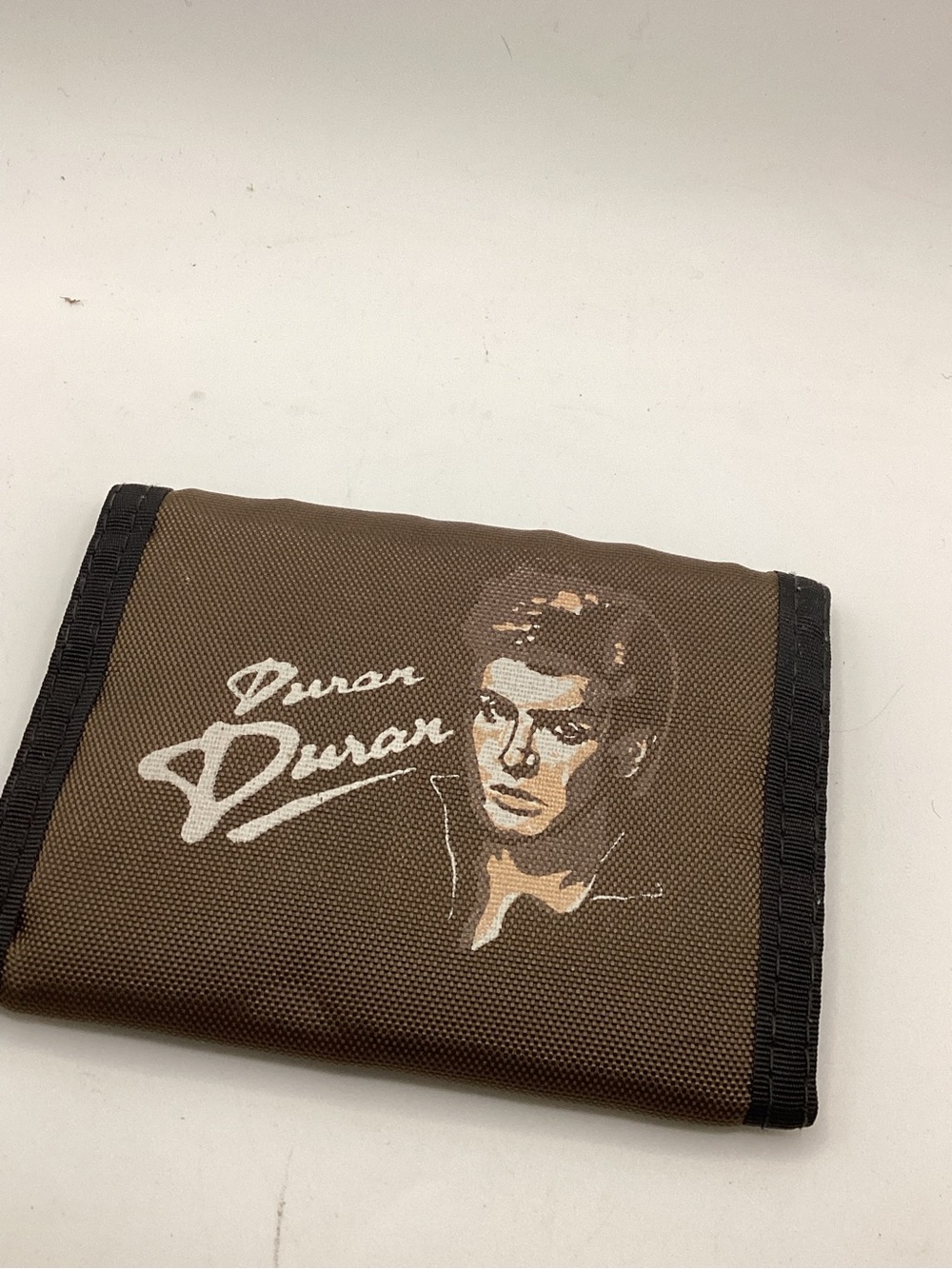 vintage 1980s Duran Duran nylon trifold wallet